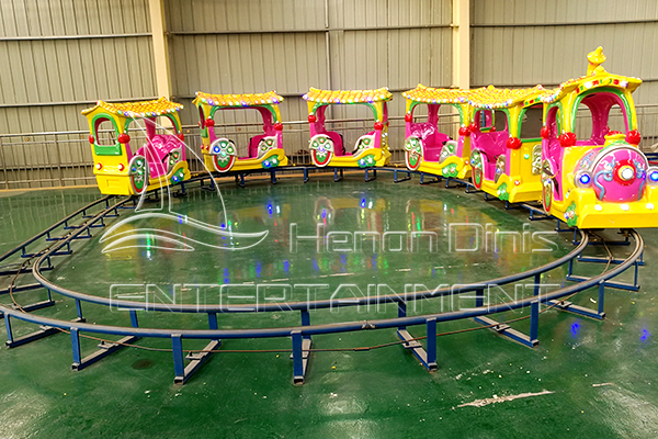 Colorful Carnival Play Train with Tracks for Sale