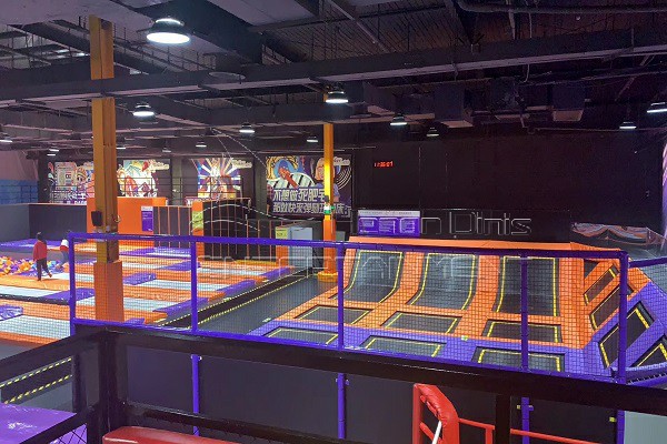 Trampoline park for children